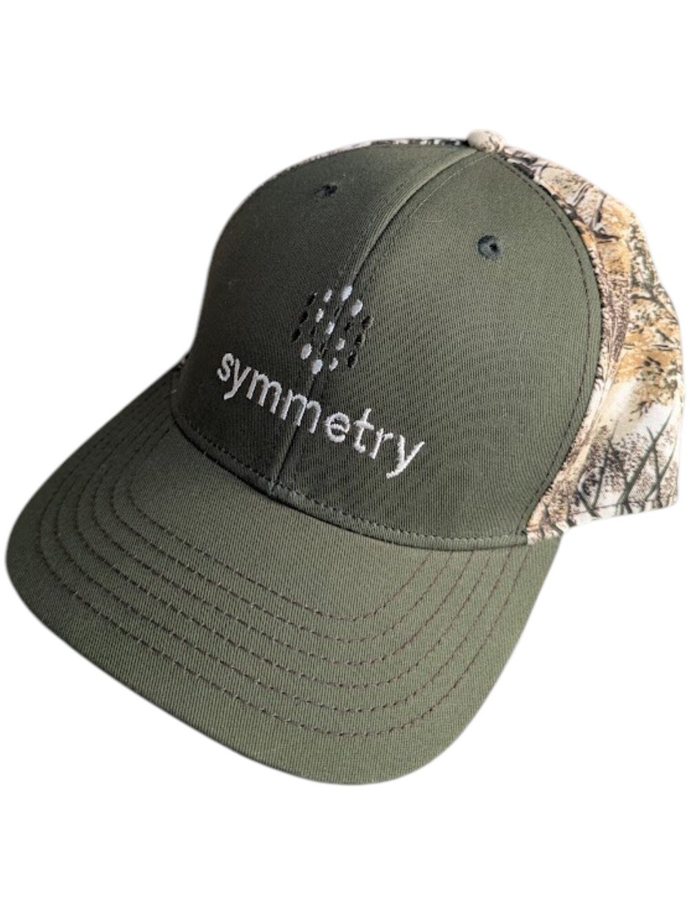 GameGuard Symmetry Energy Camo Hunt Fish Hat Snapback Olive Green Cap Gorpcore